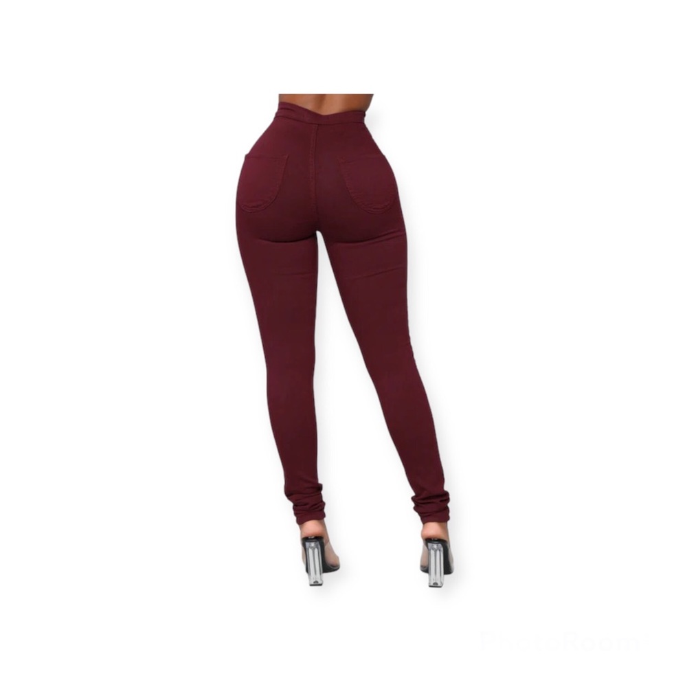 Aphrodite Super High Waist Denim Skinnies - Picture 2 of 10